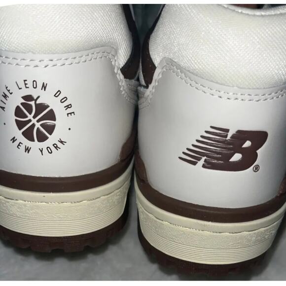 AIMÉ LEON DORE × NEW BALANCE 550 “BROWN/WHITE” – MEN’S US 11 – # BB550AB1 – NIB main image 5